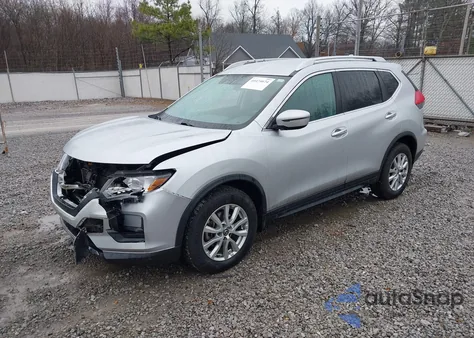 2017 Nissan Rogue Sv z USA, uszkodzony, nr VIN KNMAT2MT2HP612084